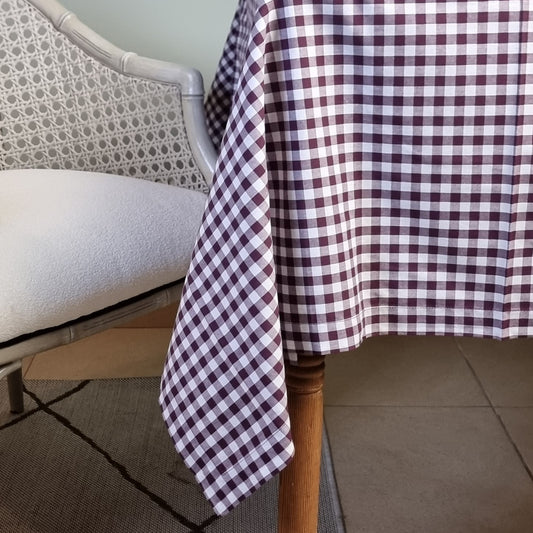 Mantel Cuadro Vichy Berenjena