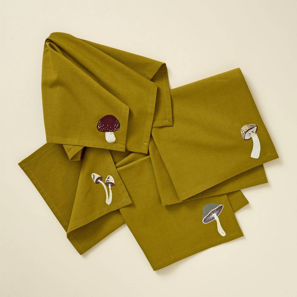 Juego de 4 servilletas Automne: 47x47 cm